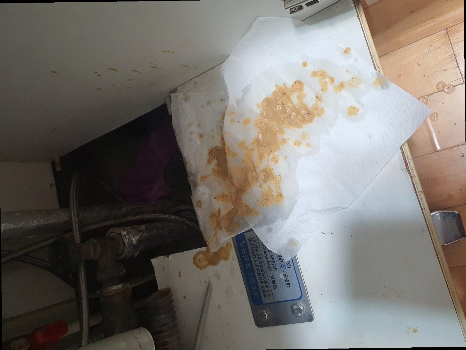 동두천 하수구막힘 배수구 주변 물 고임과 점검 장면