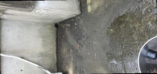 부산 북구 하수구막힘 배관 내부를 촬영해 막힘 위치를 확인하는 진단 화면