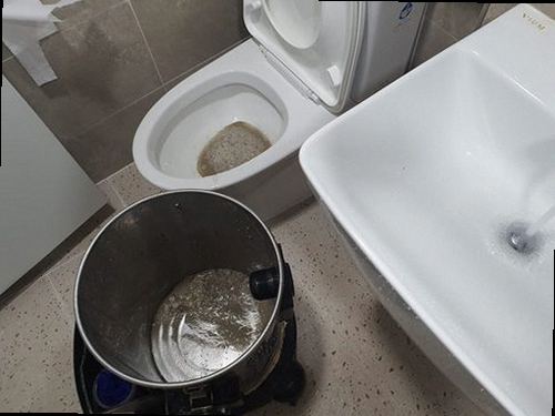 부산진구 하수구막힘 배관 내시경 카메라로 막힘 위치를 확인하는 과정